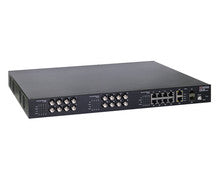 Vigitron Vi32126 26-Port MaxiiHybrid 10/100 PoE Switch, 16-Port