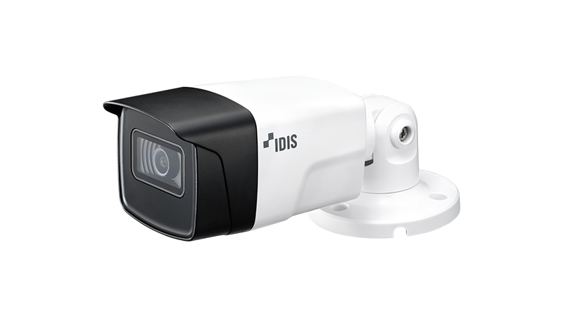 IDIS DC-T4517WRXP-A 4.3 5M PoE Extender Bullet Camera, 4.3mm, IR 65.6ft., PoE, IEEE 802.3at(Class 4), H.265