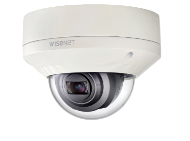 Samsung/Hanwha XNV-6080 2MP Vandal-Resistant Network Dome Camera Side View