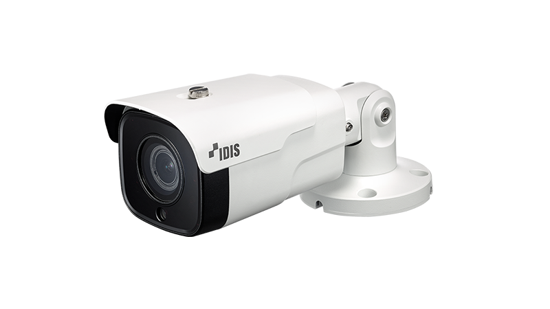 IDIS DC-T4831HRX 8M Bullet Camera, 2.7 ~ 13.5mm, IR 131.2ft., PoE (IEEE 802.3af Class 3), H.265, Audio In/Out