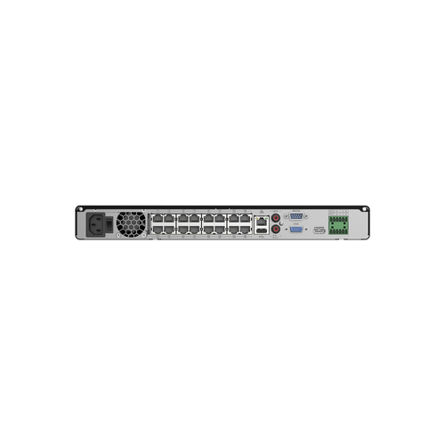 Luminys R32-16PA8 R3 Starter Series NVR, 8MP 16 Channel 1U 16-Port PoE, 2SATA, Analytics by Camera, 8TB
