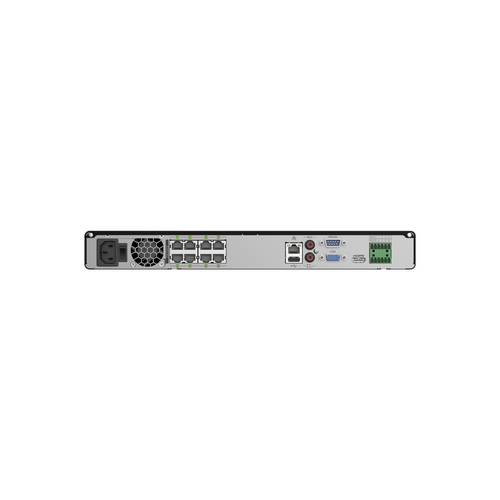 Luminys R52-8PA8 R5 Mainstream Series NVR, 32MP 8 Channel 1U 8-Port PoE, 2SATA, Analytics by Recorder, LumiPower, LumiSearch+, 8TB