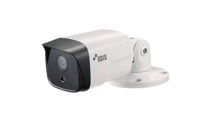 IDIS DC-T4811WRX3.3 8M Bullet Camera,3.3mm, IR 98.4ft., PoE (IEEE 802.3af Class 3), H.265, Audio In/Out