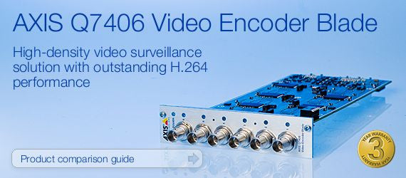 AXIS Q7406 (0289-001) 6 Channel H.264 Video Encoder
