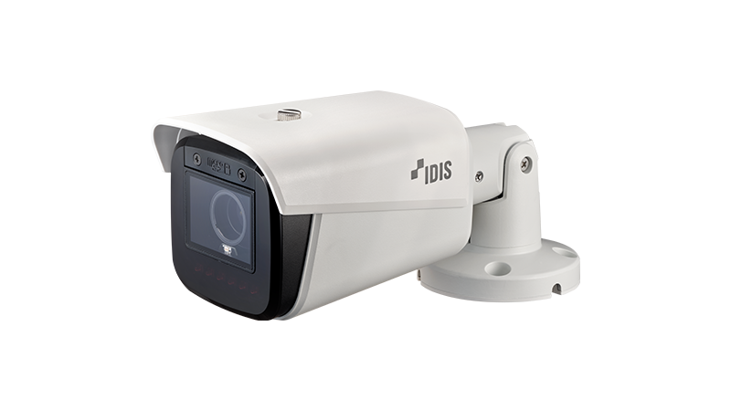 IDIS DC-T4537HRXA 5M AI Bullet Camera, 2.7 ~ 13.5mm, IR 131.2ft., PoE (IEEE 802.3af Class 3), H.265, Audio In/Out