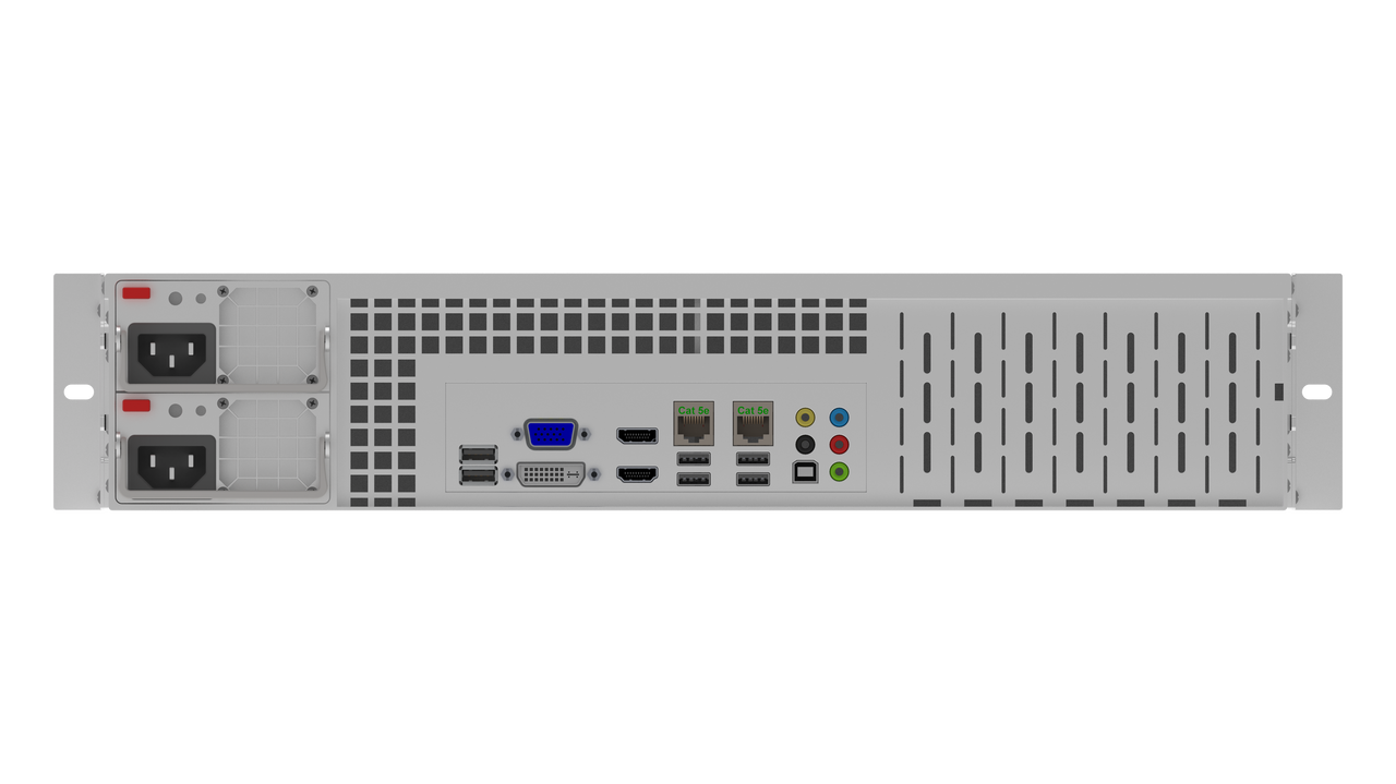 CMVR 620 with 64TB Raid 5 (Enterprise Rack Form Factor)
1MP: 195CH, 4MP: 165CH, Analytics: 40CH, 120TB Raid6 (30 days for 130 cameras @ 4MP), VGA, HDMI, DP