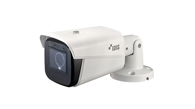 IDIS DC-T4538WRA 5M AI Bullet Camera (LightMaster NIR), 2.7 ~ 13.5mm, IR 131.2 ft., (6ea)PoE (IEEE 802.3af Class 3)H.265, Audio In/Out