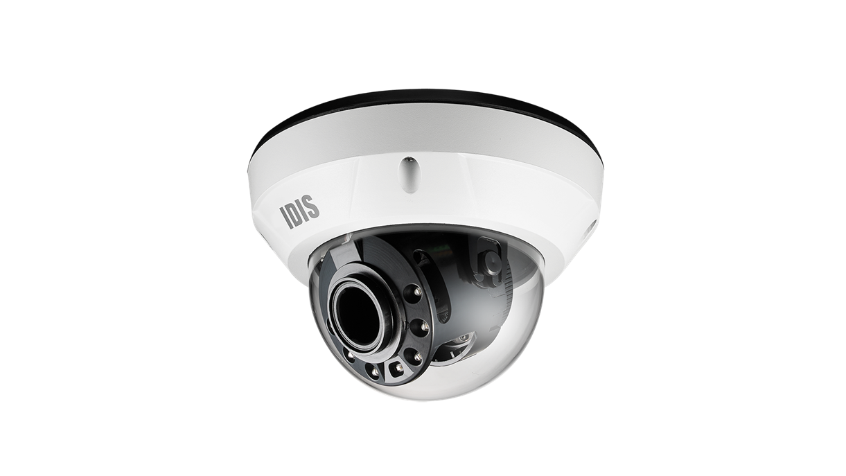 IDIS DC-D4831HRX 8M Outdoor IR Dome Camera, 2.7 ~ 13.5mm, PoE (IEEE 802.3af Class 3), H.265