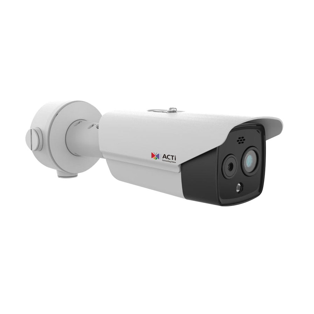 ACTi A374 4MP Deep Learning AI f3.6mm Thermal Bullet with IR LED 30m, White LED 30m