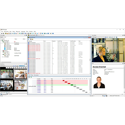 Geovision GV-AS Manager (540-AS010-000) GV-AS Manager 1 to 10 controllers connections