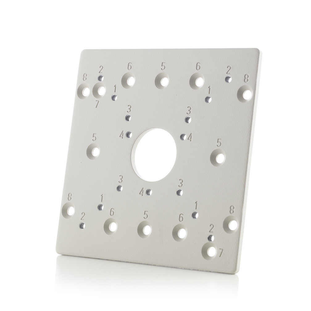 Arecont Vision AV-EBAS Square Electrical Box Adapter Plate. Compatible with MegaDome Series, MegaView Series (ARE-AV-EBAS)