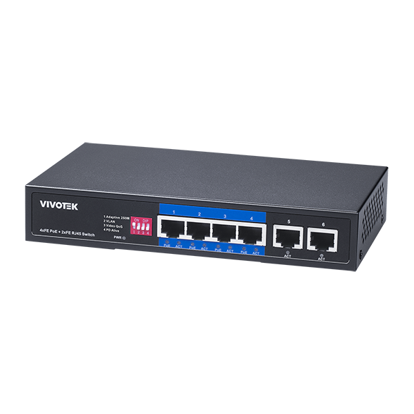 Vivotek AW-FET-060P-060 6 Ports Unmanaged PoE Switch