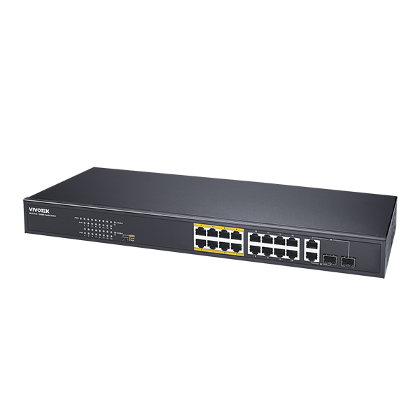 Vivotek AW-FGT-180F-250 18 Ports Unmanaged PoE Swtich