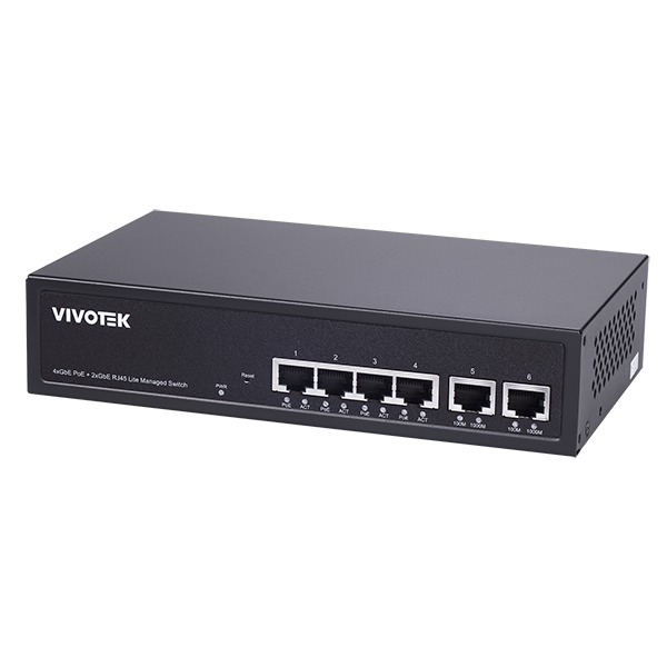 Vivotek AW-GEL-065A-060 6 Ports Lite Managed PoE Switch