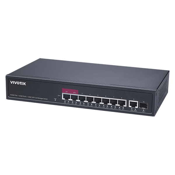 Vivotek AW-GEL-105A-110 10 Ports Lite Managed PoE Switch