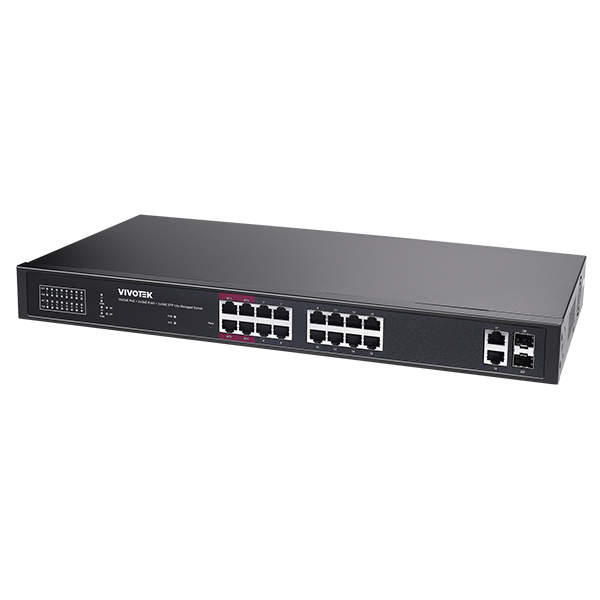 Vivotek AW-GEL-205A-260 20 Ports Lite Managed PoE Switch