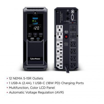 CyberPower BRG1500AVRLCD2 Intelligent LCD UPS Series