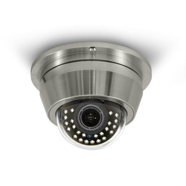 IDIS CDI2J12IFX Corrosion Resistant IP Dome 2MP, h.264, 2.8-12mm MFZ lens, 24 IR Leds, Day/night, POE/12VDC, IP67,ONVIF, NDAA