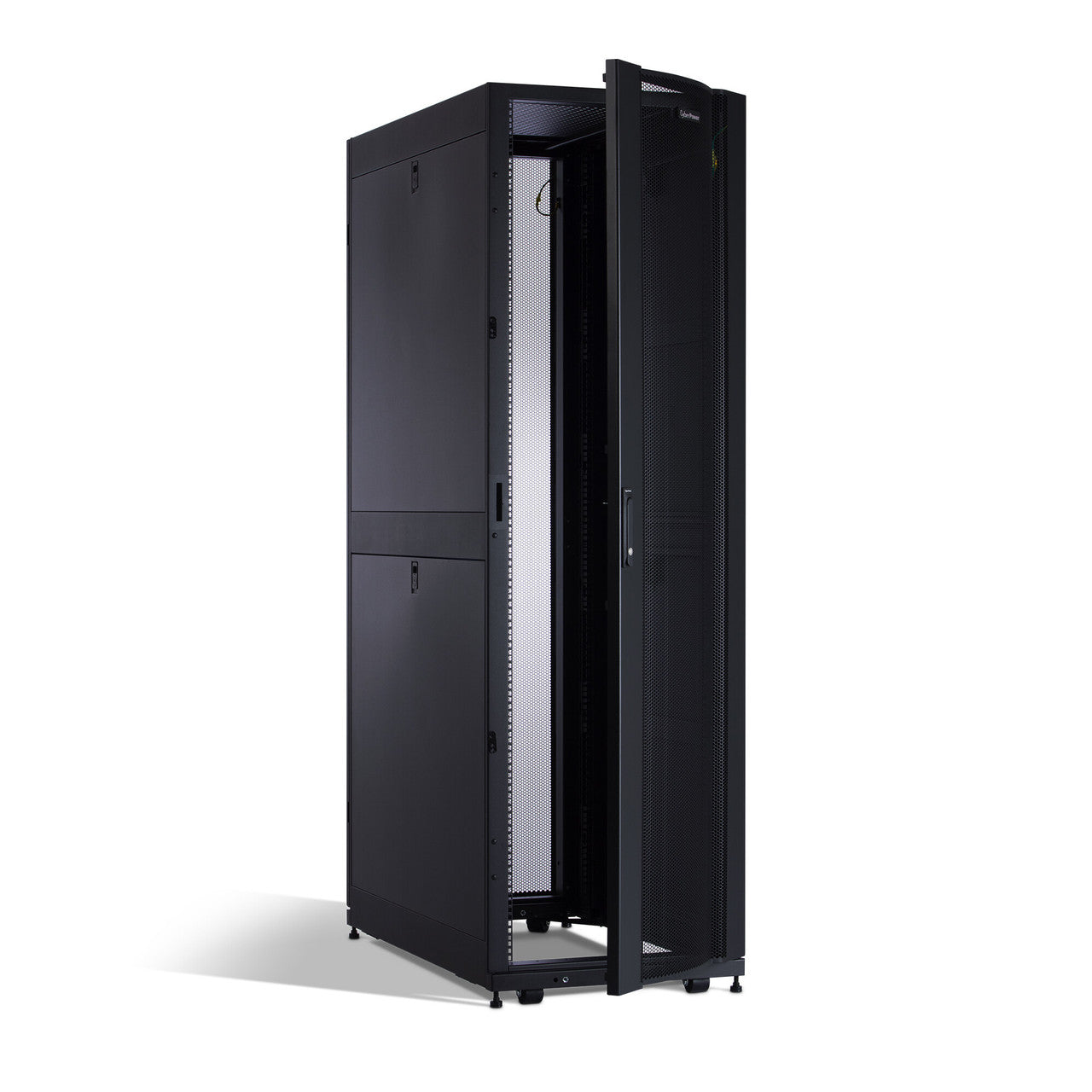 CyberPower CR42U11001 42U 19" Rack Enclosure, 600mm wide, 1070mm deep, hex perforated metal door