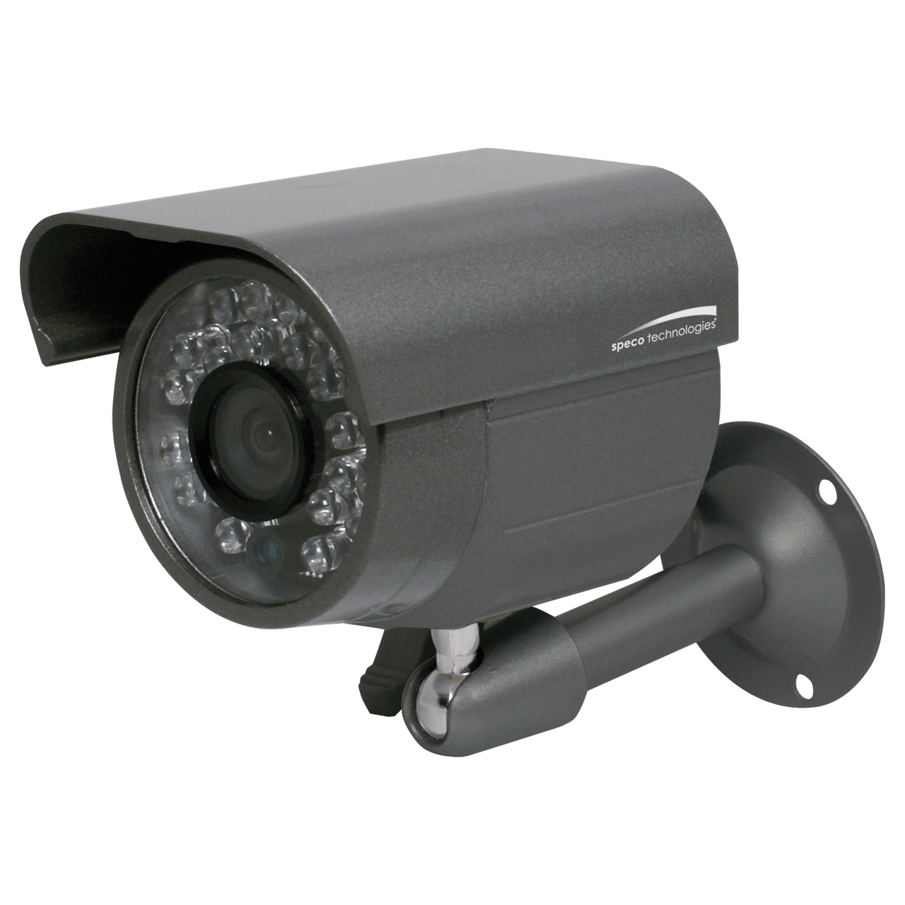 Speco Technologies SPE-CVC617T 2MP HD-TVI IR Bullet Camera, 3.6mm fixed lens, Grey Housing, TAA (SPE-CVC617T)