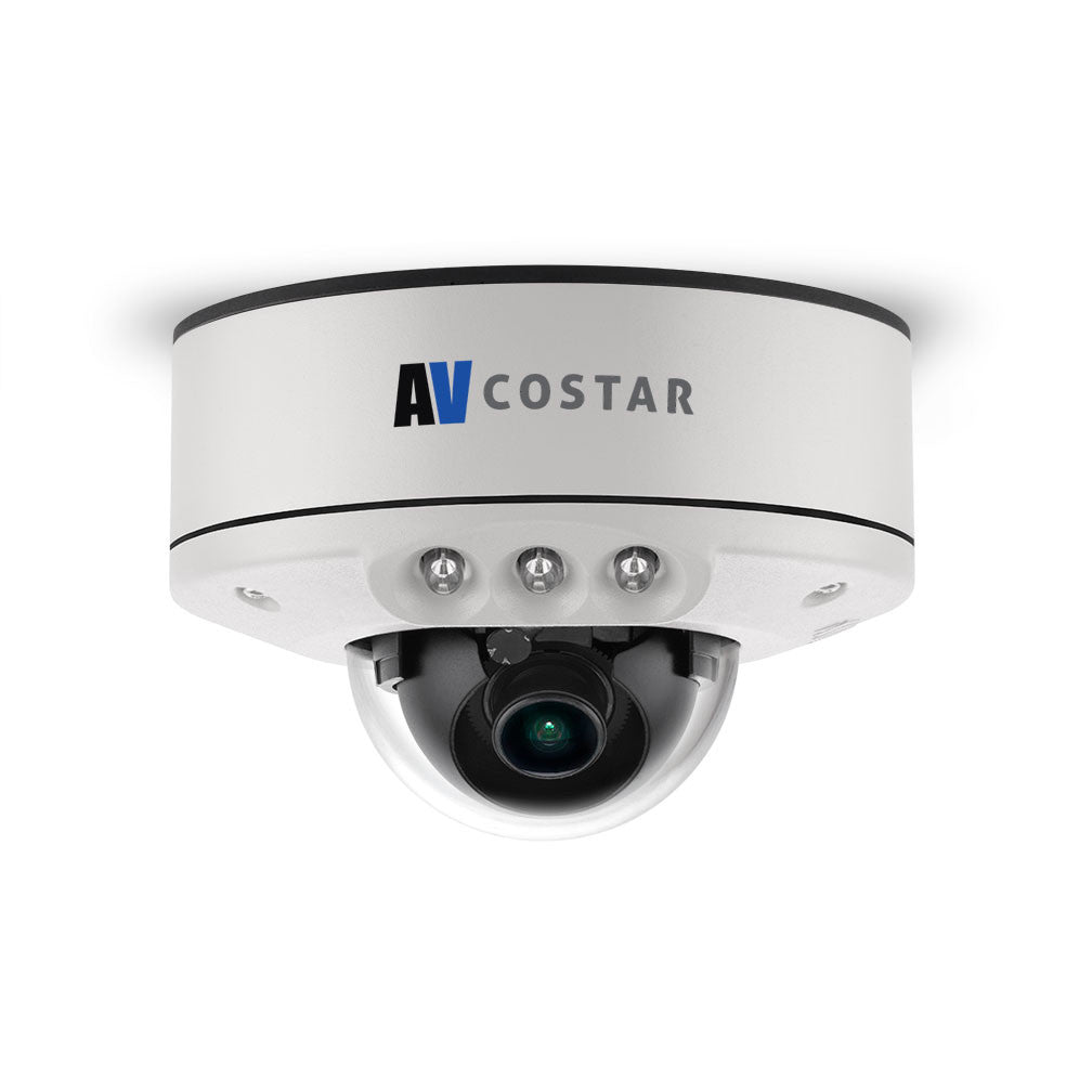 Arecont Vision AV2856DNIR-S 1080P Contera NDAA Surface Mount Outdoor MicroDome LX, 2.8mm Lens, WDR, IR