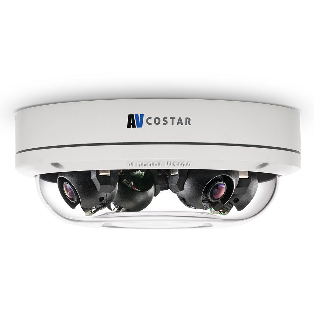 Arecont Vision AV8476DN-28 8MP Contera Omni Directional Outdoor Dome, Remote Focus, 4x 2.8mm Lens
