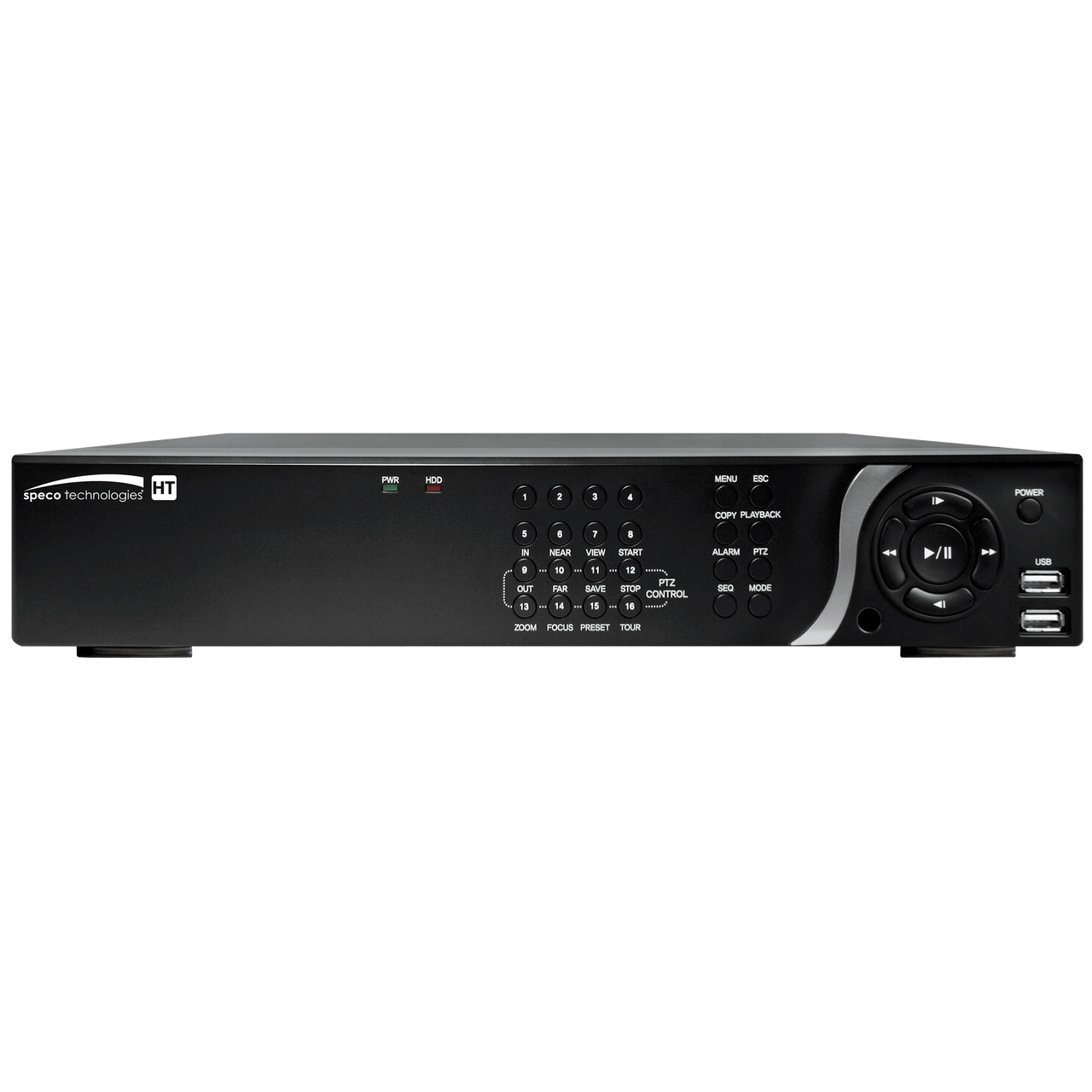 Speco Technologies SPE-D8HT12TB 8 Channel 1080p TVI & IP Hybrid DVR ,12TB, TAA (SPE-D8HT12TB)