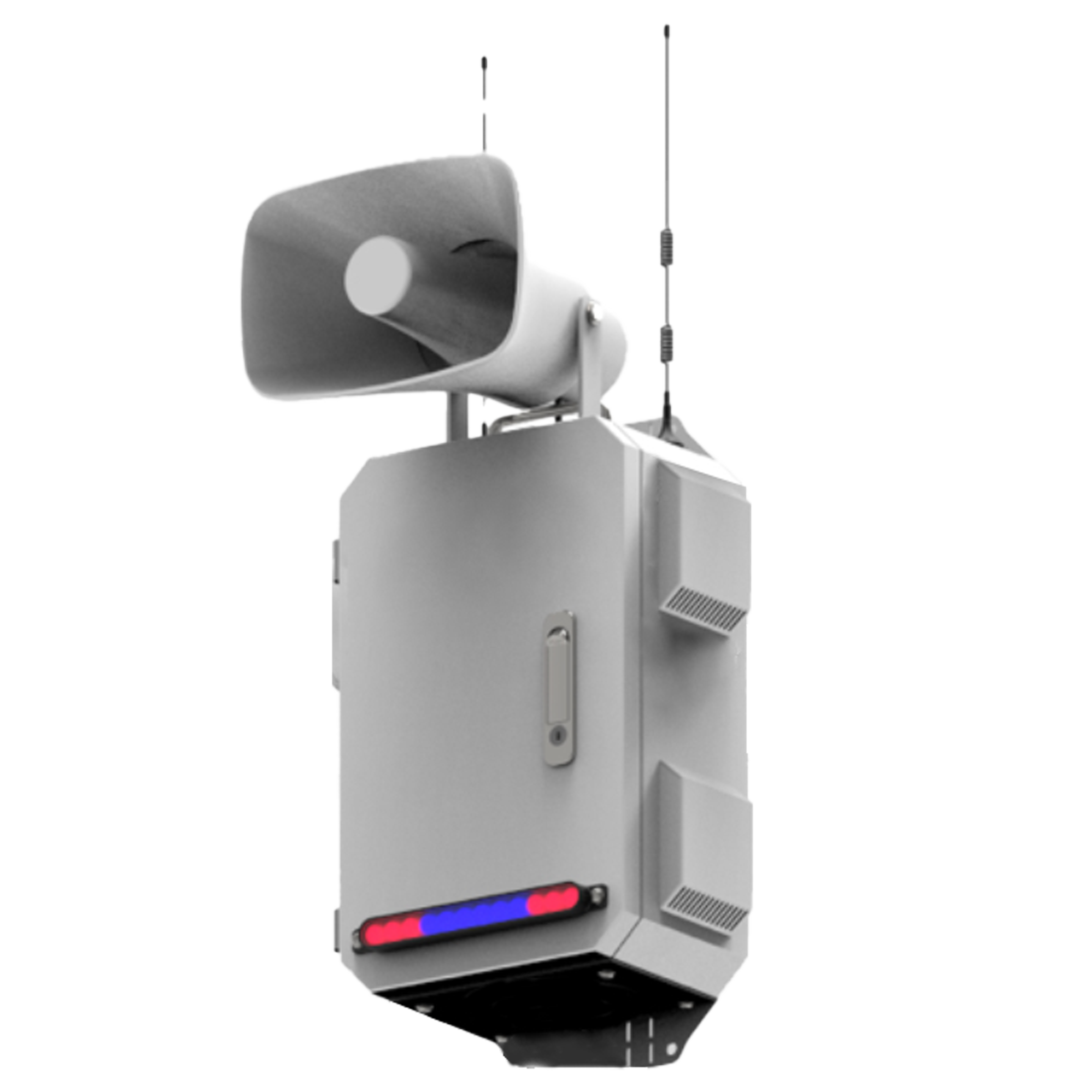 Speco Technologies DD3KIT Outdoor Digital Deterrent Alert Box for PTZ with Integrated Router, built in Strobe and Audio/Video Warning