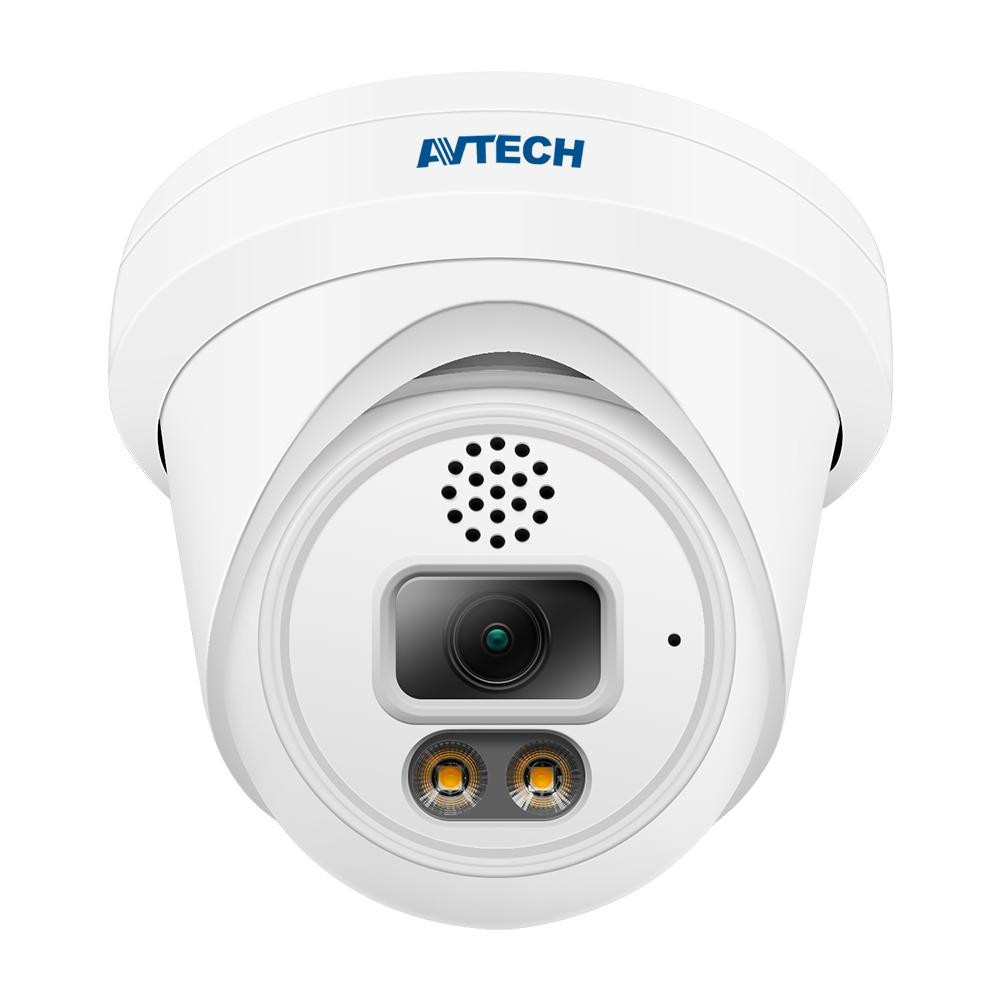 Avtech DGM8208SVGAT AI-based 8MP H.265 Dome IP Camera with Dual Lights