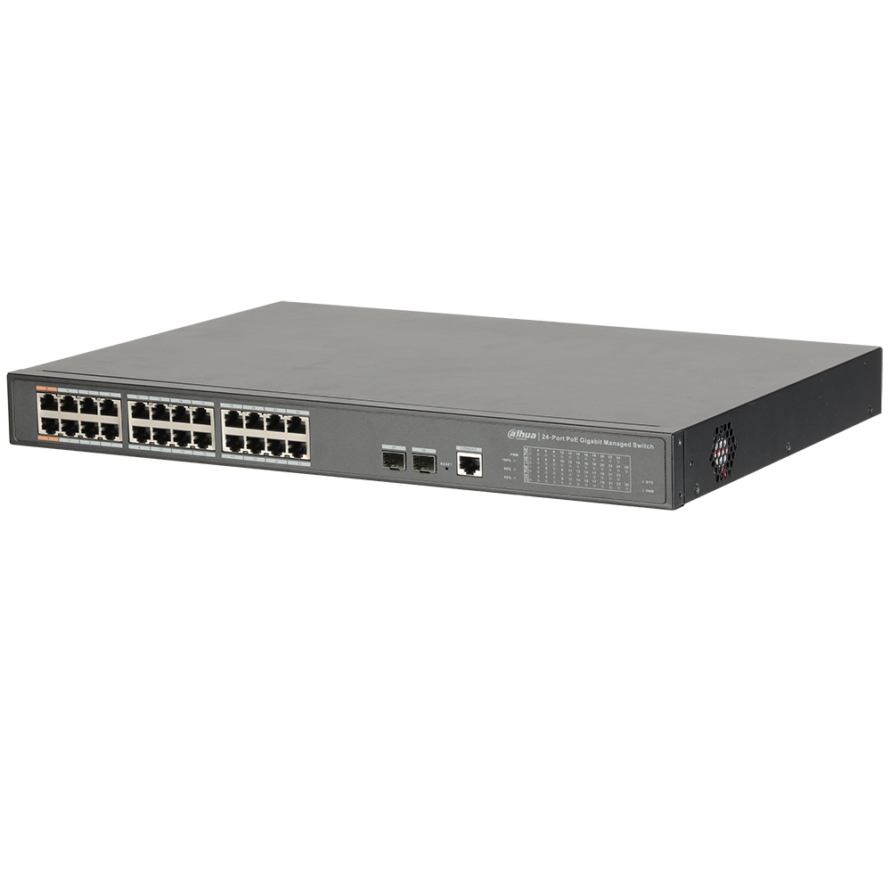 Dahua DH-PFS4226-24GT-360 24-Port PoE Desktop Managed Gigabit Switch (Hi-PoE)