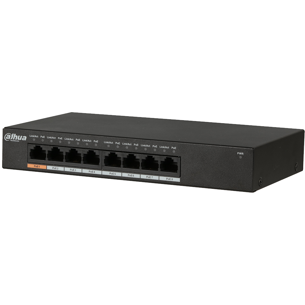 Dahua DH-PFS3008-8GT-96 8-port PoE Gigabit switch 96W