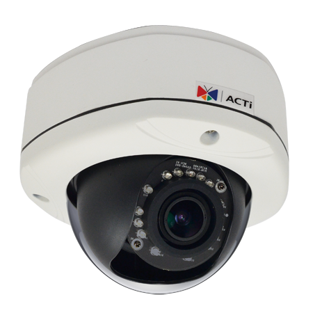 ACTi E86A 3MP IR WDR Vandal Outdoor Dome Network Camera