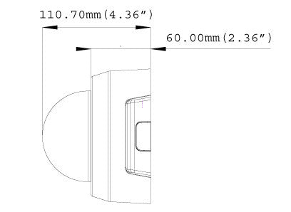 GeoVision GV-FD series dimensions.