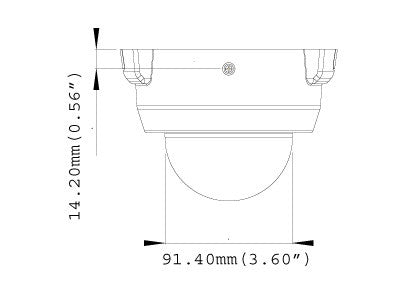 GeoVision GV-FD series dimensions.