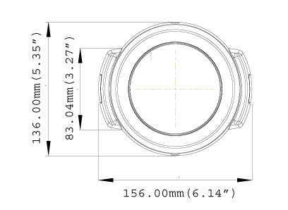 GeoVision GV-FD series dimensions.