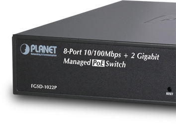 Planet FGSD-1022P 8 PoE Port Network Switch