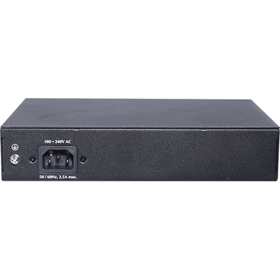 Geovision GV-APOE2411 Long Distance 24-port 10/100/1000 Mbps Web Managed Base T(x)PoE+Web Smart PoE Switch 2 SFP uplink port. (140-APOE2411-G00)
