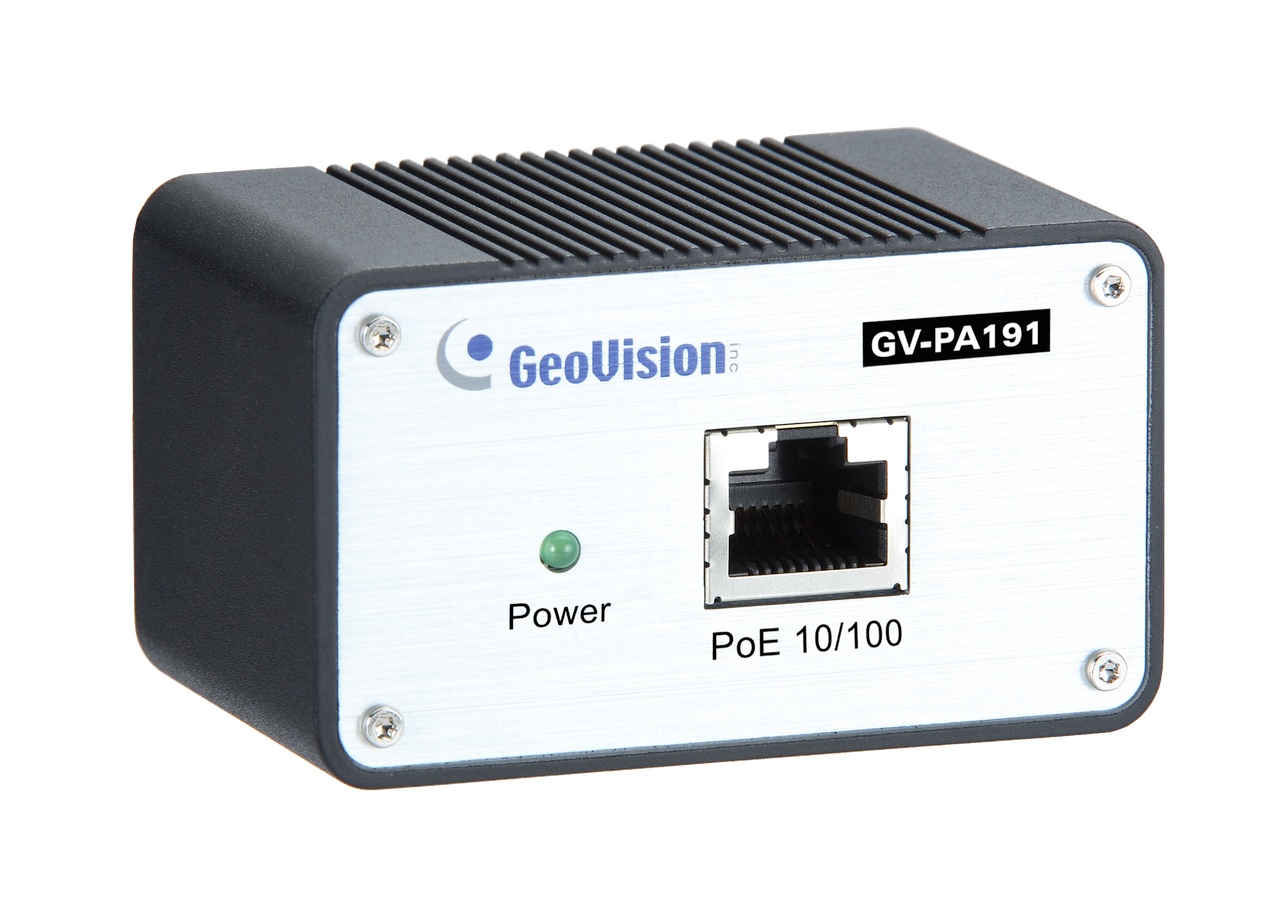 Geovision GV-PA191 GV-PA191 POE Adaptor (PoE Injector/Single IP camera only. For clients who do not have PoE switch/router) (140-PA191-000)