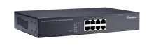 Geovision GV-POE0810 8-port 10/100/1000 Mbps unmanaged Base T(X)PoE Switch with 8 PSE/POE ports.