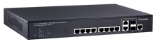 Geovision GV-POE0812 8-port 10/100/1000 Mbps Web Managed Base T(x) PoE +Web Smart PoE Switch 2 SFP uplink port.