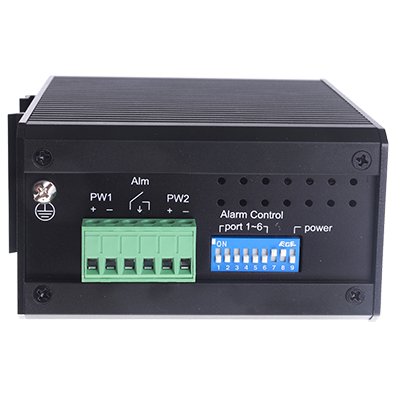 Geovision GV-POE0410-E-V2 4-port 10/100/1000 Mbps unmanaged Base T(X)PoE Switch 2 SFP uplink port.. (140-POE0410-E20)