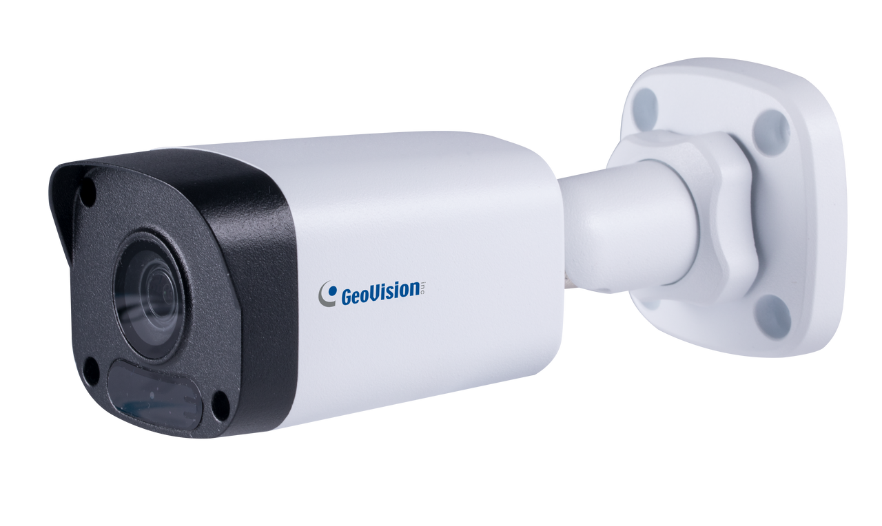 Geovision GV-TBL4703-0F 4MP 4mm Low Lux WDR IR Bullet IP Camera H.265