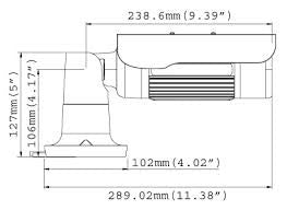 GeoVision GV-IP LPR Camera 5R side dimensions