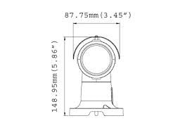 GeoVision GV-IP LPR Camera 5R front dimensions