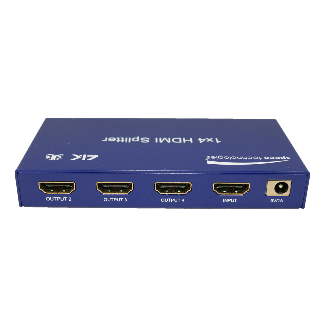 Speco Technologies SPE-HD4SPL2 HDMI 1 to 4 Splitter- Res up to 4K (SPE-HD4SPL2)