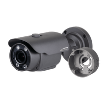 Speco Technologies SPE-HFB4M 4MP HD-TVI FIT Bullet Camera, 2.8-12mm Motorized lens, Grey Housing, Included Ju