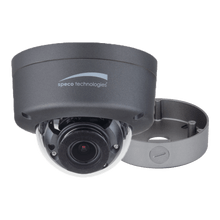 Speco Technologies SPE-HFD4M 4MP HD-TVI FIT Dome Camera, 2.8-12mm Motorized lens, Grey Housing, Included Junc