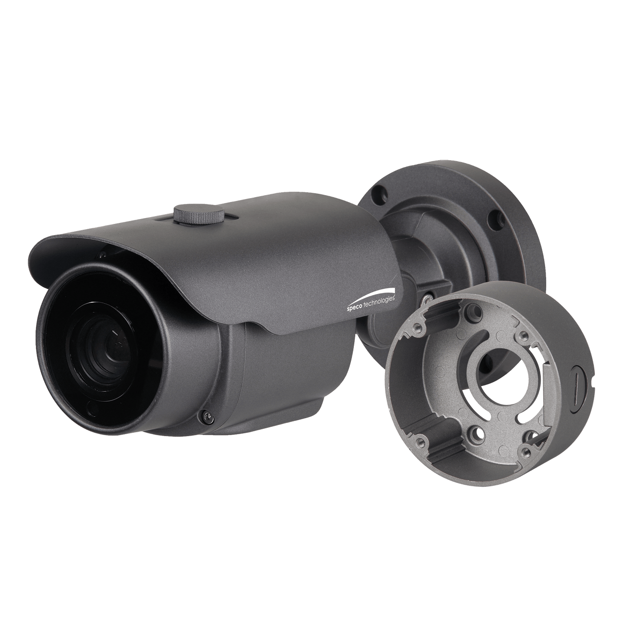 Speco Technologies SPE-HLPR1G 2MP HD-TVI License Plate Capture Camera, 5-50mm Auto Focus/Zoom lens, Dark Grey (SPE-HLPR1G)