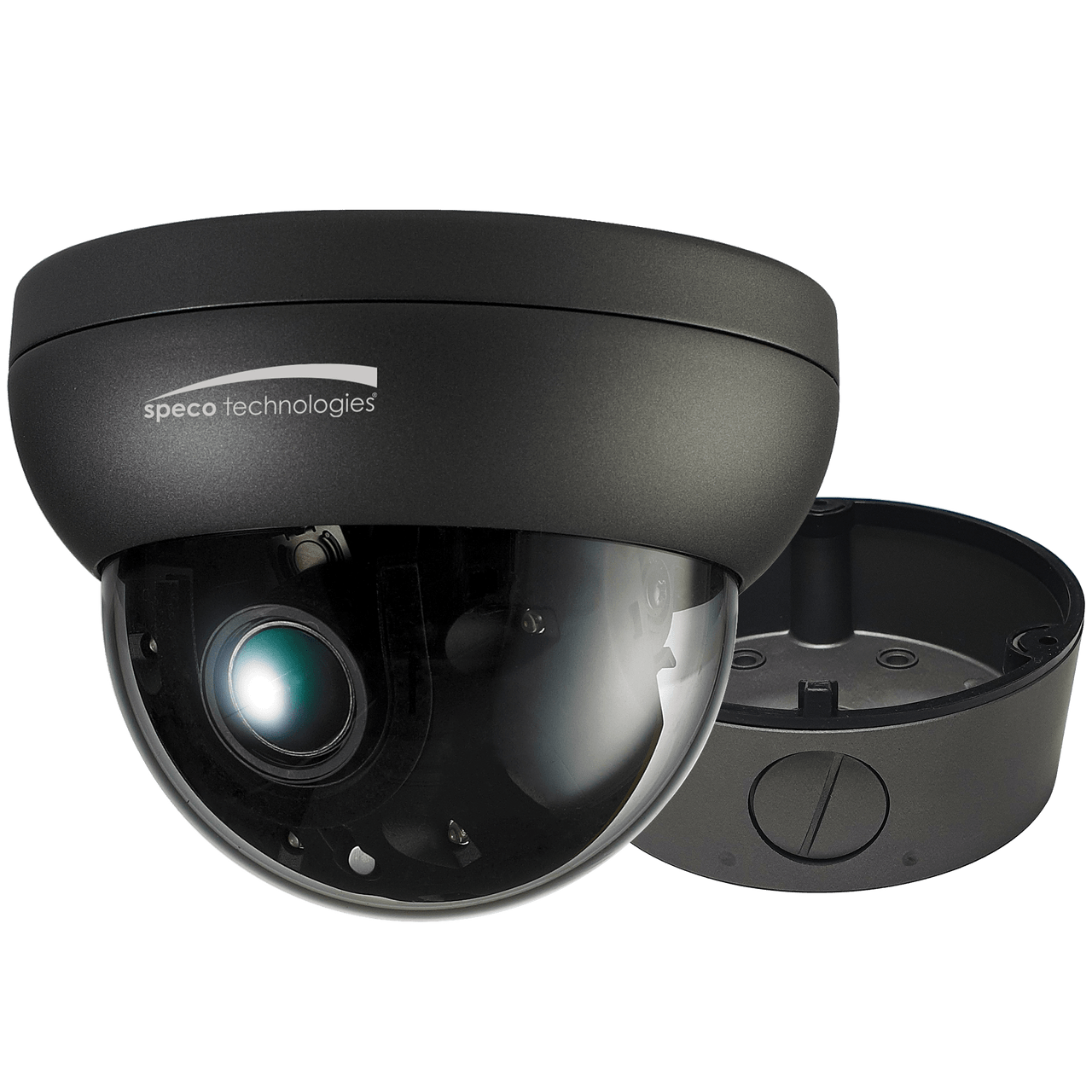 Speco Technologies SPE-HT7248TM2 2MP HD-TVI Intensifier T Camera, 2.7-12mm Motorized Lens, Grey housing, Included (SPE-HT7248TM2)