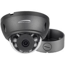 Speco Technologies SPE-HTD5TG 5MP HD-TVI Dome, IR, 2.8mm lens, Grey housing, Included Junc Box, TAA